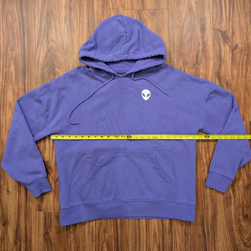 Alien Labs Hoodie Sweatshirt Womens Medium A Lab Lavender Purple Logo Sweatshirt - Picture 6 of 11